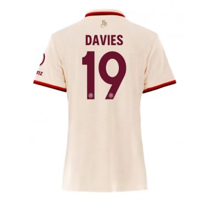 Bayern Munich Alphonso Davies #19 Dámské Alternativní Dres 2024-25 Krátký Rukáv